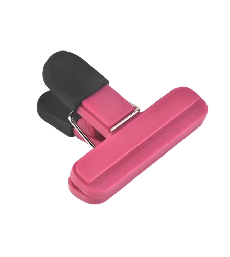 Cleste Multifunctional pentru Sigilarea Pungilor, Flippy, din Plastic, Mentine Alimentele Proaspete, 7x6.5 cm, Roz