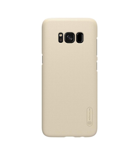 Husa Samsung Galaxy S8 Nillkin Frosted Shield Auriu + Folie de protectie