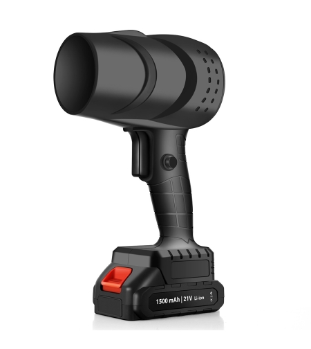 Suflanta de Aer Multifunctionala Portabila, Flippy, Incarcare Auto, pentru Gratar, Masina, Indepartare Frunze si Praf, 1500 mAh, Viteta de Rotatie 25000 RPM, 2 Baterii de Li si Incarcator, Negru