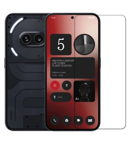 Folie Sticla Securizata pentru Nothing Phone 2a, Flippy, Sticla de protectie Compatibila cu Nothing Phone 2a, 2.5D, HD, Transparenta