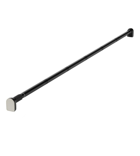 Bara Telescopica Multifunctionala, Flippy, din Otel Inoxidabil si ABS, Utilizare Universala, Extensie 220 - 240 cm, Fara Perforare Perete, Negru