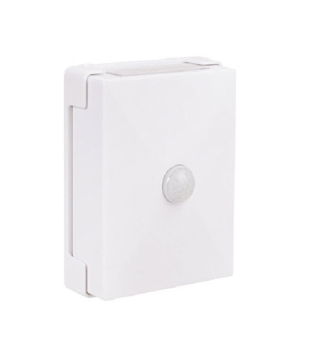 Lampa LED bidirectionala cu senzor de miscare Flippy, cu baterii, pentru dormitor, bucatarie, baie, scari, 2 LEd-uri, 8 x 10.5 cm, material ABS si PC, portabila, alb cald