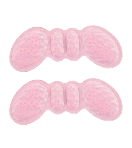Set 2 Branturi cu Pernute pentru Calcai, Flippy, Suport Interior pentru Incaltaminte, Marime Universala, Aderent pe Piele, Roz
