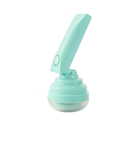 Aparat Pentru Curatat Scame, Par Si Praf, Flippy, Trimmer pentru Diferite Tipuri De Material, Cu Lame Din Otel Inoxidabil, Maner Flexibil, Incarcare Prin USB, 13x8 cm, Verde