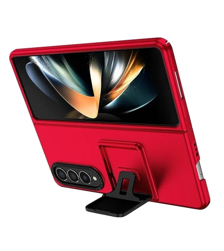 Husa de protectie Flippy, Pliere Tridimensionala, Multifunctionala, PC, pentru Samsung Galaxy Z Fold 4 5G, Rosu
