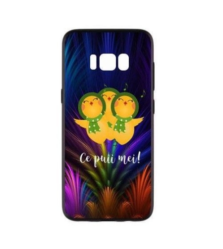 Husa Samsung S8 Plus Multicolor Mesaj Pui