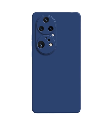 Husa de Protectie, Flippy, pentru Huawei P60 Pro, Liquid Silicone, cu Microfibra pe Interior, Protectie Antisoc, Compatibil Incarcare Wireless, Albastru