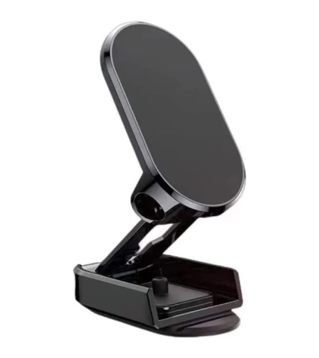Suport auto magnetic multifuncțional Flippy, Universal, compatibil cu toate dimensiunile de telefon, negru
