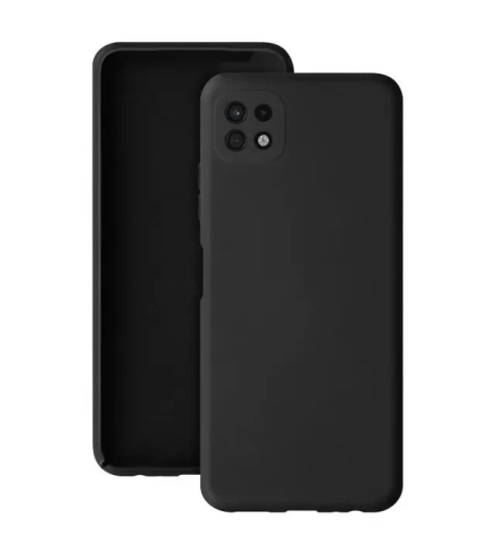 Husa protectie Flippy pentru Samsung A22 5G Liquid Silicone Negru