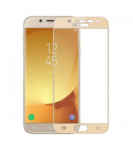 Folie Sticla LG K10 2017 Full Face Auriu
