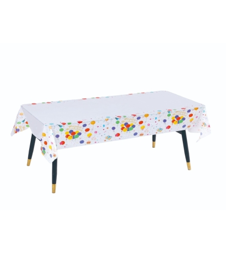 Fata de Masa Dreptunghiulara, Flippy, Impermeabila, Anti-pete, pentru Petreceri, 180 x 108 cm, Multicolor