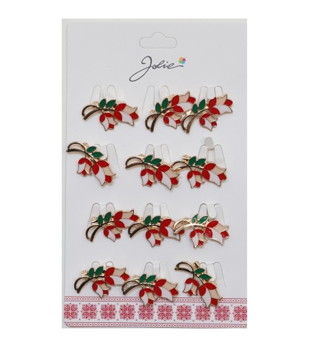 Set 12 Brose Martisor Primavara Lalele Motiv Traditional