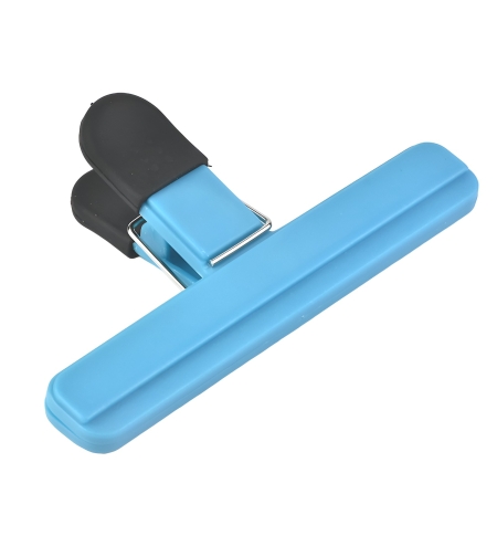 Cleste Multifunctional pentru Sigilarea Pungilor, Flippy, din Plastic, Mentine Alimentele Proaspete, 15x7.5 cm, Albastru