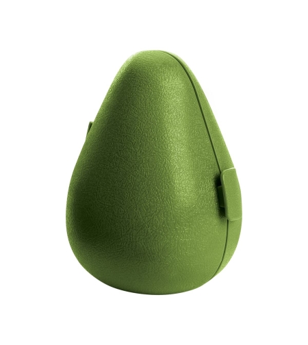 Cutie de depozitare si pastrare a alimentelor, Plastic, Flippy, Model Avocado, 8.4x8.4x12.3 cm, Verde