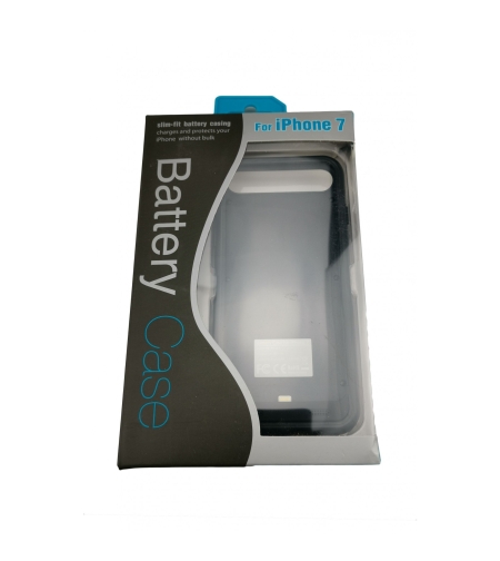 Acumulator extern iFans Battery Case 3100 mAh pentru Apple iPhone 7, Negru