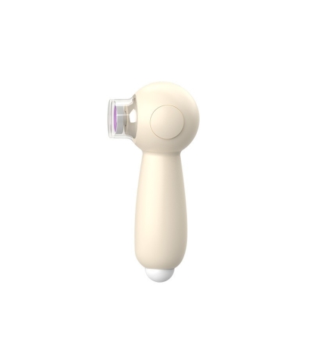 Set Pila Electrica, Flippy, pentru Copii si Bebelusi, din ABS, 6 Accesorii, Incarcare USB, cu Lumina Led, 11.5 x 5.5 cm, Alb