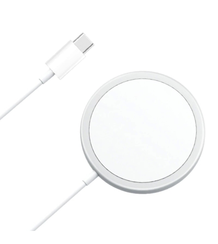 Incarcator Magnetic Wireless cu tehnologie Magsafe 15W compatibil Apple iPhone cu incarcare rapida pentru 12/12 Pro/12