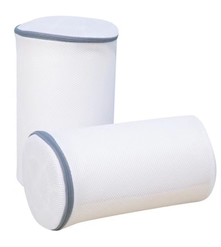 Sac Cilindric pentru Spalare Incaltaminte, Flippy, Dimensiuni Mari, pentru Masina de Spalat, 35x21x5 cm, Alb