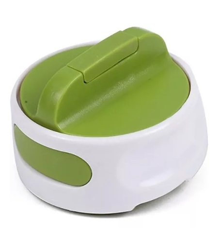 Desfacator Manual de Conserve si Sticle, Flippy, 6.8 x 4.8 cm, din ABS + Otel, Verde/Alb