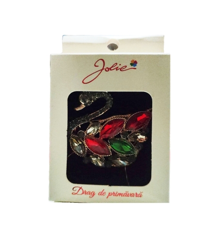 Brosa Multicolora Jolie model Lebada