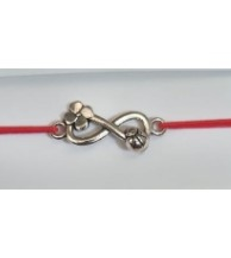 Martisor Bratara cu 2 Noduri Elastica, Infinit