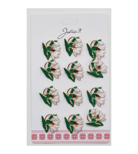 Set 12 Brose Martisor Primavara Ghiocei