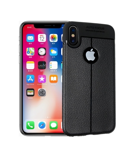 Husa Apple iPhone X Zore TPU moale Negru