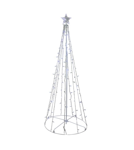 Pom luminos decorativ, Flippy, 480 Led, alb cald+flash, 1.8 M