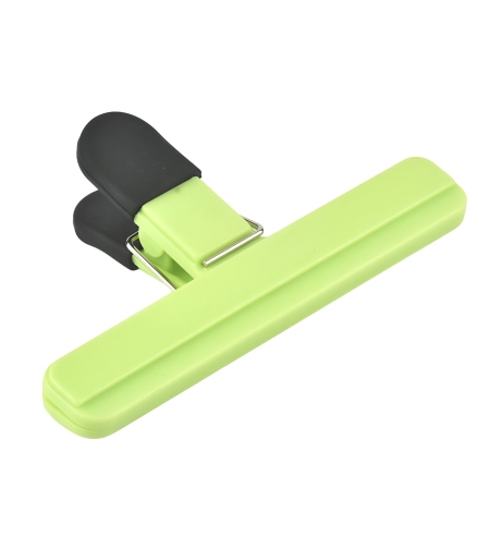 Cleste Multifunctional pentru Sigilarea Pungilor, Flippy, din Plastic, Mentine Alimentele Proaspete, 15x7.5 cm, Verde