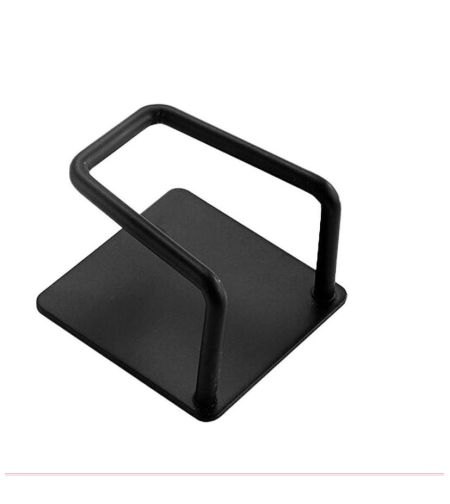 Organizator bucatarie Flippy cu adeziv, carlig-suport pentru burete, accesorii bucatarie, 5x5x3,5 cm, otel inoxidabil, negru