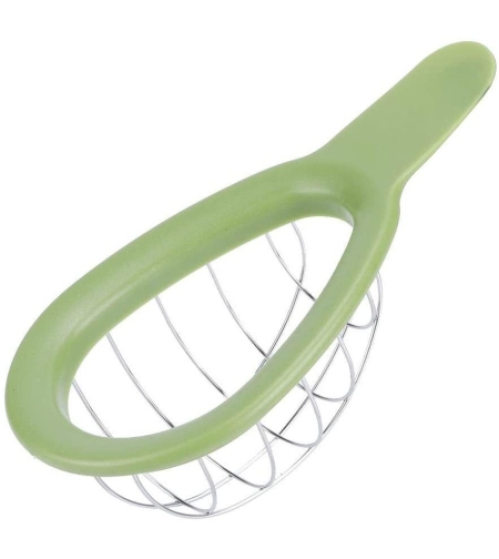 Feliator de Avocado, Flippy, pentru Taierea in Cubulete, Multifunctional, pentru Bucatarie, Otel Inoxidabil, ABS, 16x8x5 cm, Verde