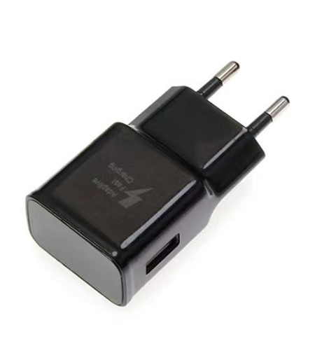 Incarcator Retea pentru Samsung S6/S8, Flippy, Incarcator USB-A Universal de 2.4A pentru Telefoan Samsung, Power Delivery 15W, Negru lucios