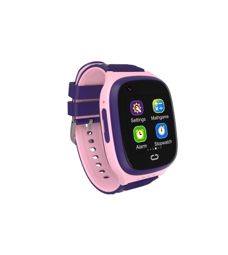 Ceas Smartwatch Flippy, Pentru Copii, LT31E-4G cu Functie Telefon, Localizare GPS, Istoric Traseu, Apel de Monitorizare, Camera, Mov/Roz