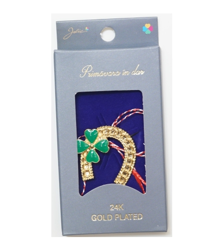 Martisor Brosa Placata cu Aur 24K, Dimensiune Brosa Aprox 2- 3 cm, Model 29