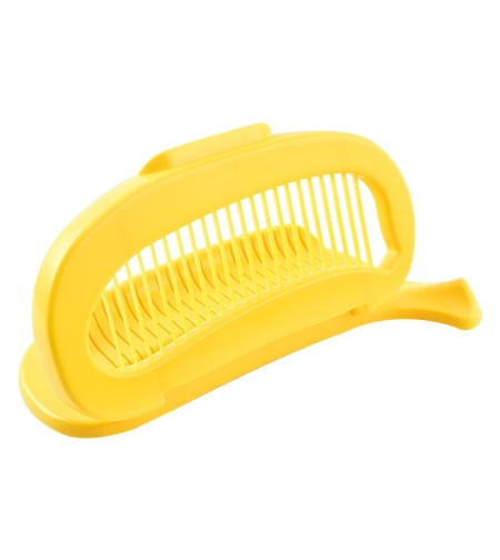 Feliator Multifunctional pentru Alimente, Flippy, Model Banana, pentru Legume si Fructe, Accesoriu pentru Bucatarie, 28.8x18.3 cm, Galben