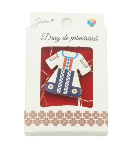 Brosa Mica in Cutie Jolie model Ie Traditionala
