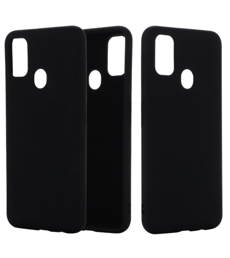 Husa protectie compatibila cu Huawei P Smart 2020 Liquid Silicone Case Negru