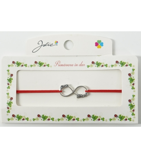 Martisor Bratara cu 2 Noduri Elastica, model 8