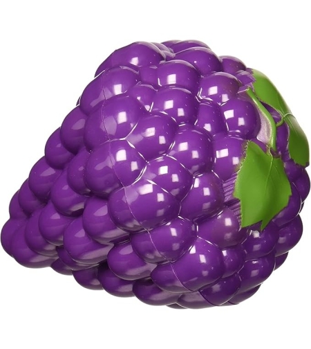 Cutie de depozitare si pastrare a alimentelor, Plastic, Flippy, Model Strugure, 10x10x13.5 cm, Mov