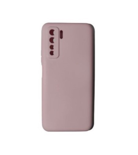 Husa protectie Flippy compatibila cu Huawei P40 Lite 5G Liquid Silicone Case Roz