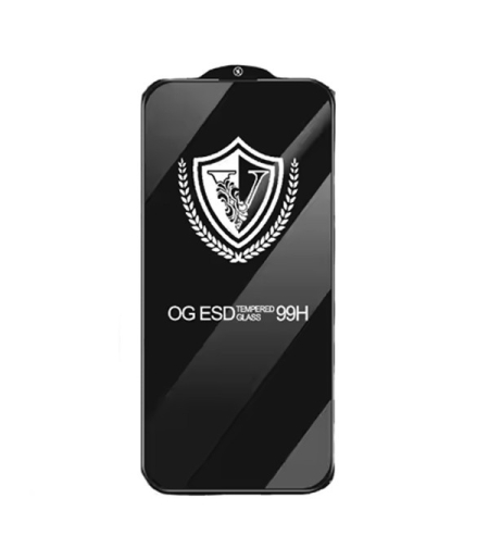 Folie Sticla Securizata, Flippy, compatibila cu Apple iPhone 15 Pro, Sticla, Super HD Glass, Anti-static, Margini Negre, 99H OG, Transparent