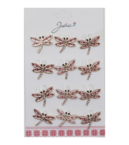Set 12 Brose Martisor Primavara Libelula Traditional si Pietre