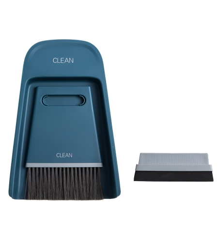 Set Mini Matura si Faras, Flippy, Uz Casnic, Doua Perii, pentru Birou, Bucatarie, Casa, 19.5x13.8x3.6 cm, Albastru