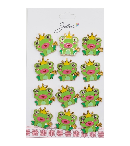 Set 12 Brose Martisor Primavara Broscuta cu Coronita