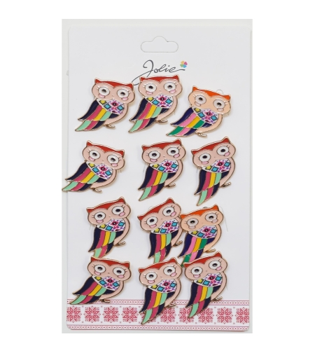 Set 12 Brose Martisor Primavara Pasare Colorata