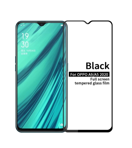 Folie Sticla Flippy® compatibila cu Oppo A9 2020 111D Negru