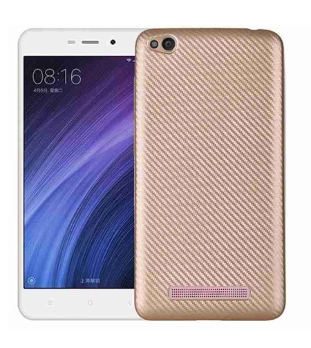 Husa Xiaomi Redmi 4A i-Zore Carbon Fiber Auriu