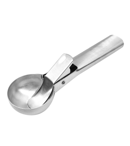 Lingura dozatoare inghetata Flippy,  Cool Serving, inox, gri