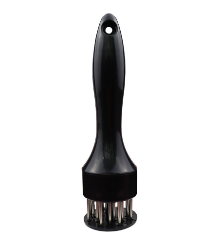 Ustensila pentru fragezit carnea, cu 21 de tije ascutite din inox 304, 20 cm, negru