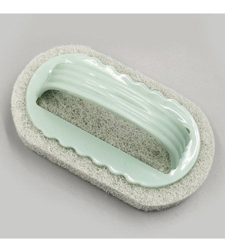 Perie Burete de curatat cu maner, Flippy, perie pentru gresie, baie, Bucatarie, Verde